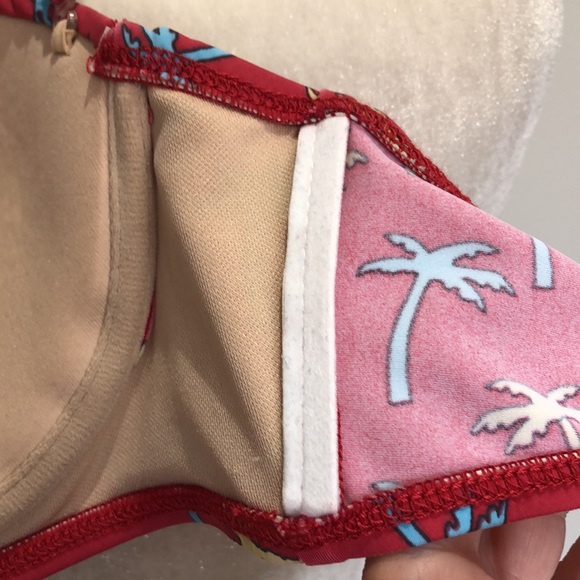 Bettie Page retro 50s vibe pin-up girl swim top - Picture 7 of 11